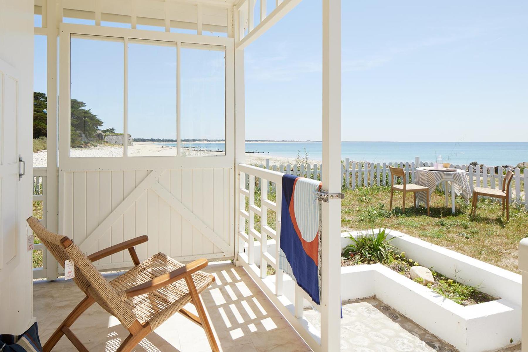 Maison Sur La Plage Avec Vue Mer Panoramique Le Martray Buitenkant foto
